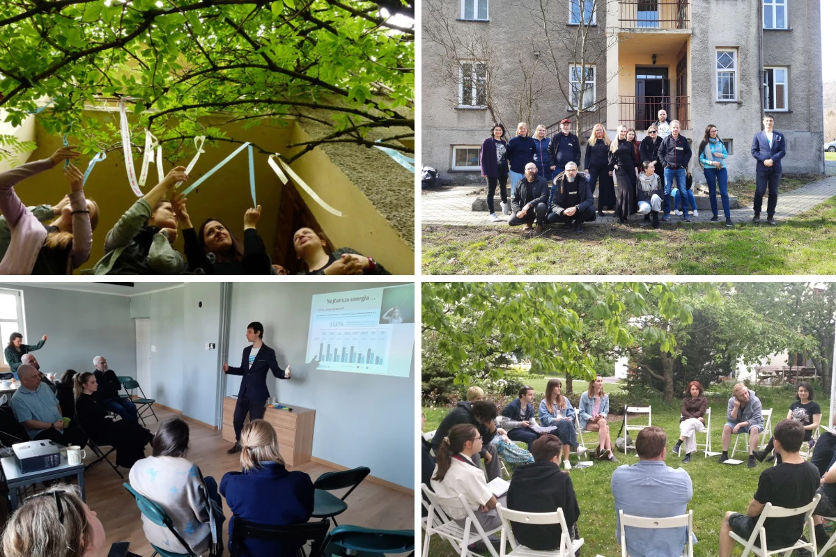 Szkolenia Strażników Klimatu odbywają się zazwyczaj w Stacji Edukacji Ekologicznej w Bystrej, gdzie mieści się siedziba Stowarzyszenia