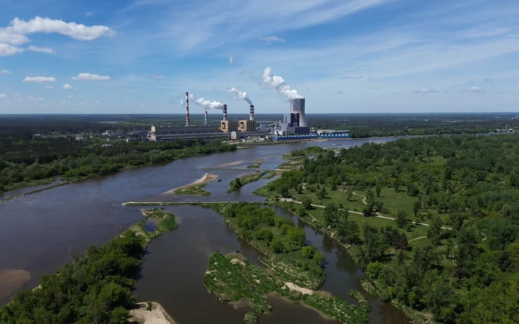 Elektrownia Kozienice nad Wisłą